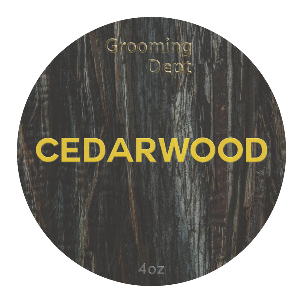 Grooming Dept Cedarwood  - Astute Collection Nai Formula Vegan Shaving Soap