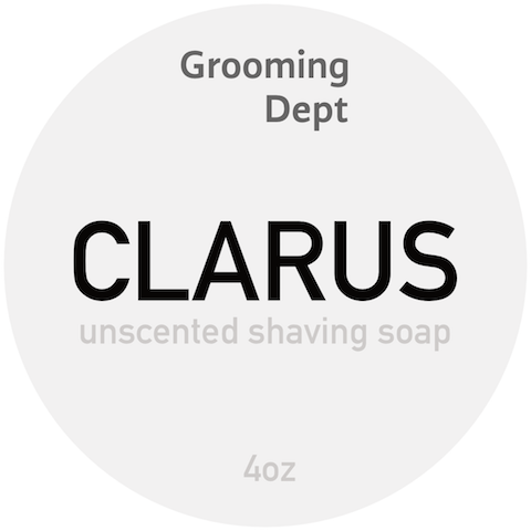 Clarus - Vegan Unscented Shaving Soap