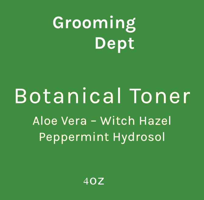 Grooming Dept Peppermint Botanical Toner