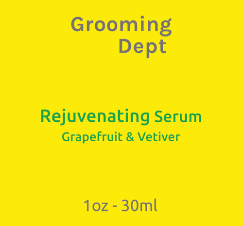 Grooming Dept Rejuvenating Serum - Grapefruit & Vetiver